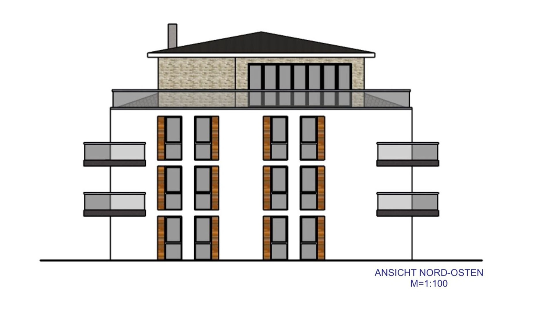 Immobilienobjekt Rheinberg - Ansicht Nord Osten