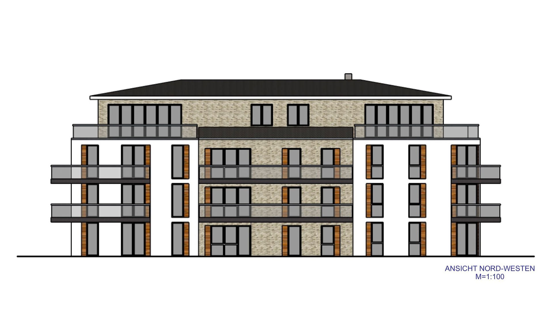 Immobilienobjekt Rheinberg - Ansicht Nord Westen