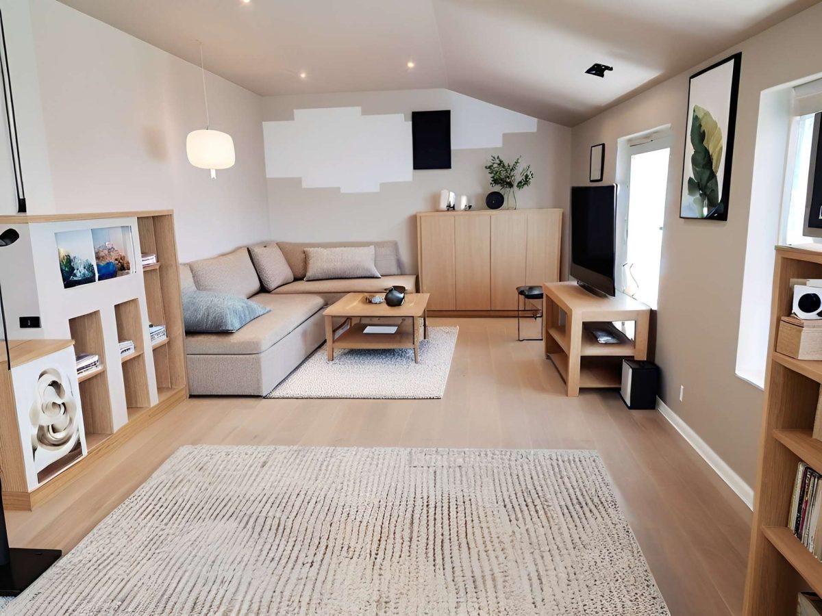 Wohnzimmer DG-Whg. KI-bearbeit